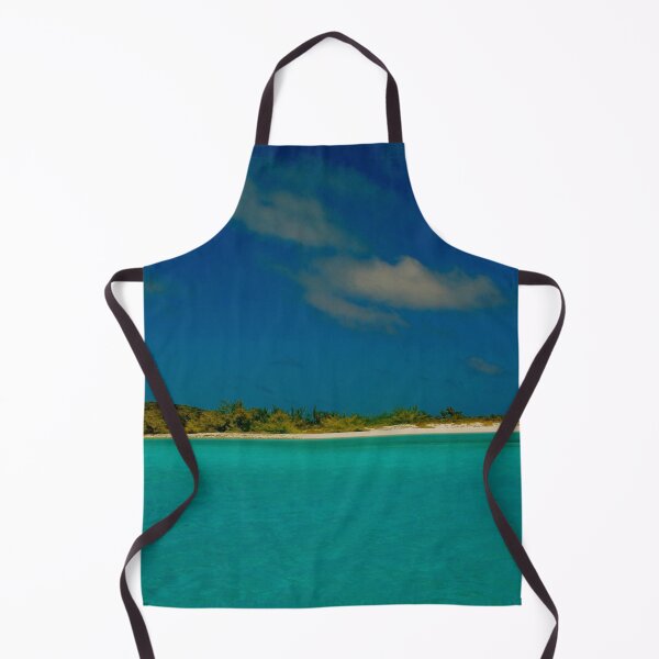 Item preview, Island Paradise- Sky blue and turquoise blue designed and sold by EvaWolf.
