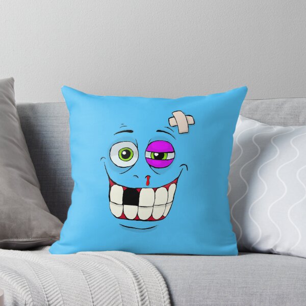 Item preview, Smiley Beat-up Monster Face designed and sold by MalcolmKirk.