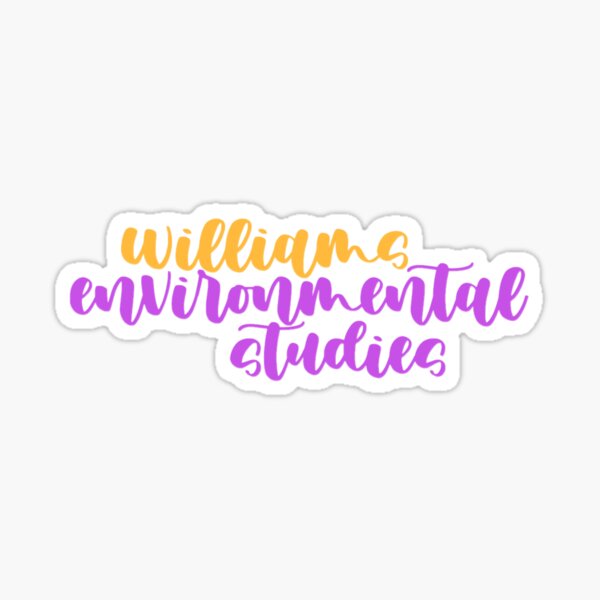 williams college environmental studies Sticker
