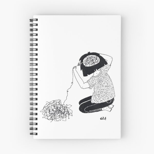 Item preview, girl confused thinking designed and sold by Ekinka.