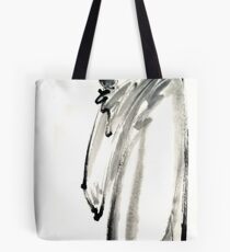 Buddhist monk with a bowl zen calligraphy 禅 original ink painting artwork Tote Bag