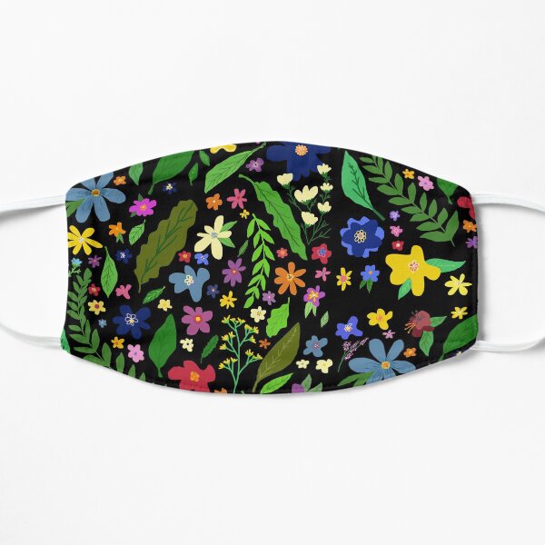 Whimsical Flowers Mask