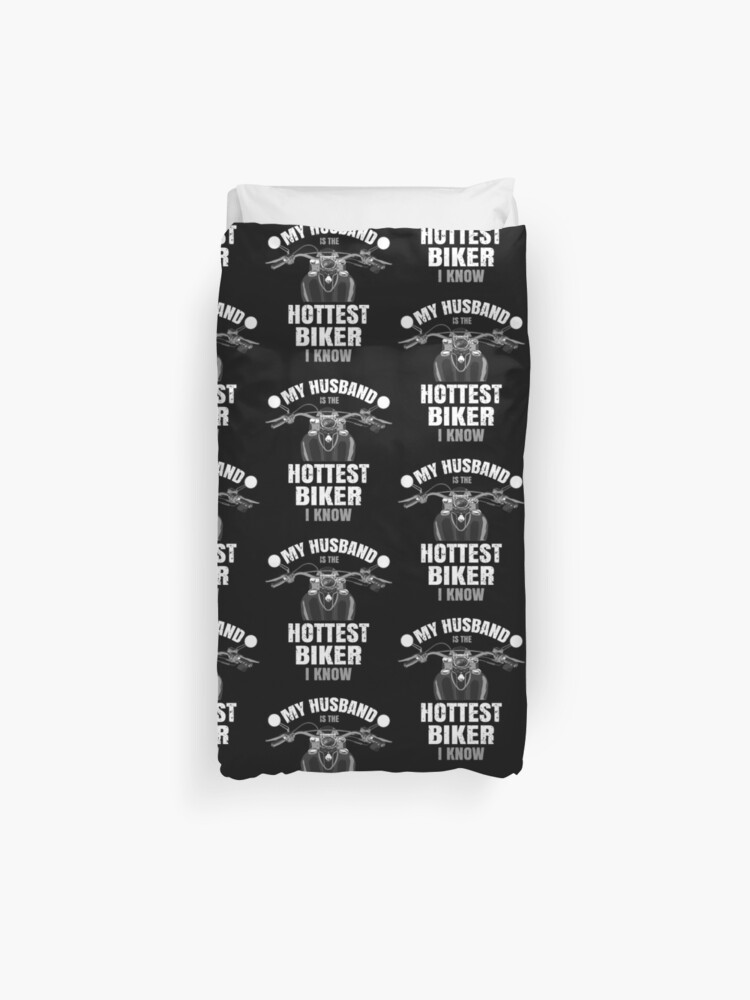 Housse De Couette Moto Citation Motard Femme Mari Petite Amie Amant Cadeau Design Par Grant4king Redbubble