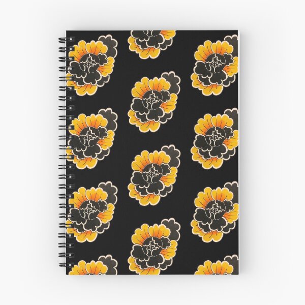 Item preview, Black and Orange Peony designed and sold by pointD.