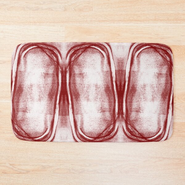Item preview, Brick Red Horizontal Modern Geometric Abstract "Stacked" designed and sold by Janine Aykens.
