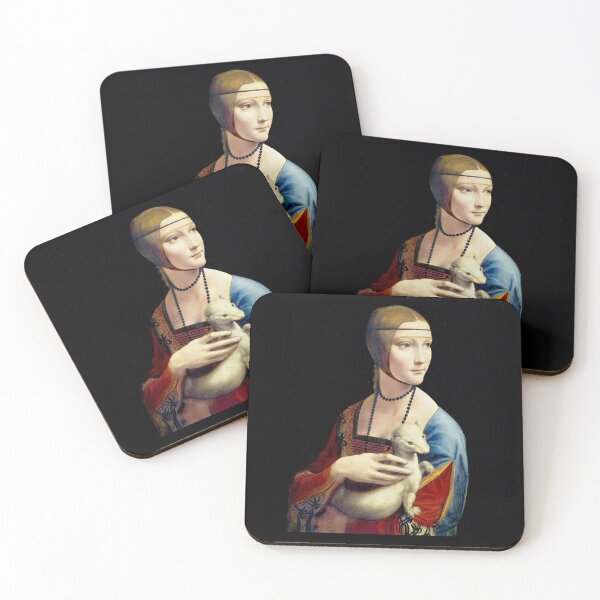 Item preview, Lady with an Ermine (Portrait of Cecilia Gallerani) designed and sold by brushandframes.