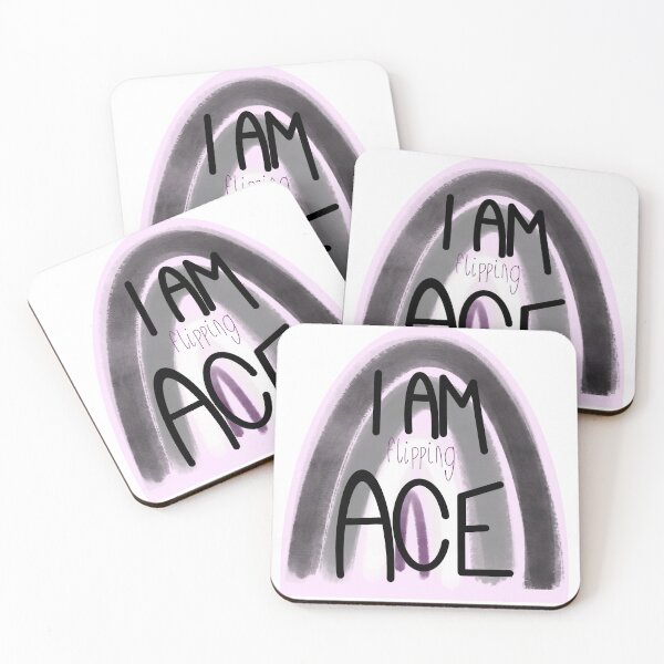 Item preview, I am flipping ACE Pride Rainbow - Coloured Background designed and sold by Twist and Shout.