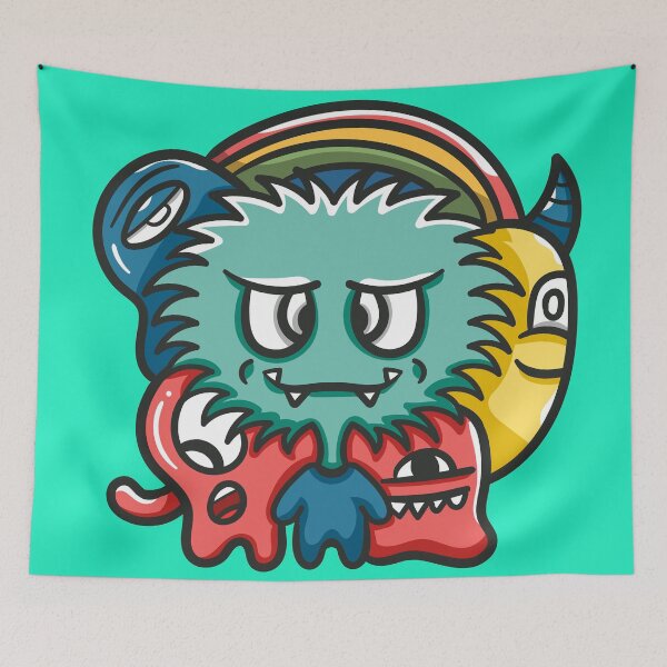 Item preview, Alien Monster Doodle designed and sold by Dzulhan.