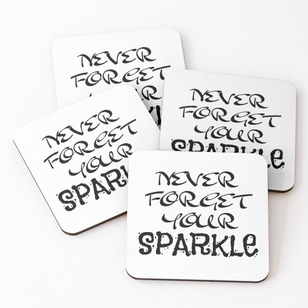 Item preview, Never without my Sparkle- Motivational quote and words. designed and sold by AmazingEcraft.