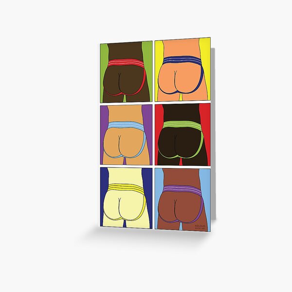 Jockstrap Desire Six Greeting Card