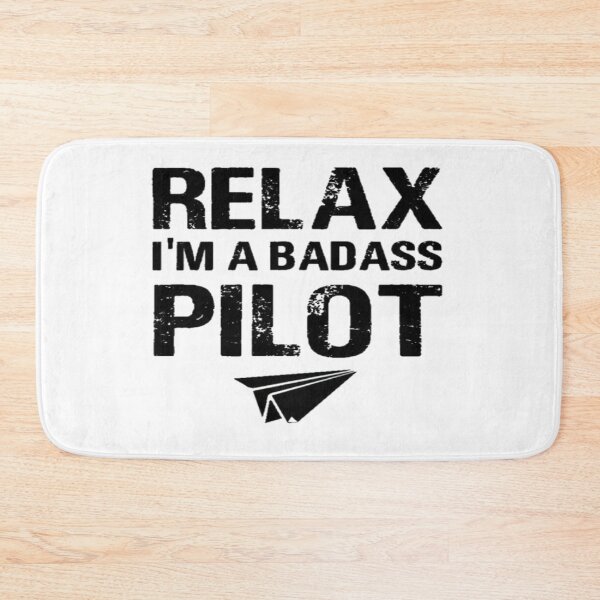 Item preview, Relax I'm Badass Pilot ! designed and sold by Boulbi-Shop.