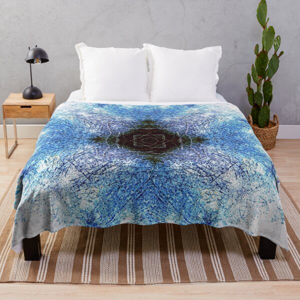 Item preview, Mandala pattern Up through the treetops blue mix designed and sold by Julieford.