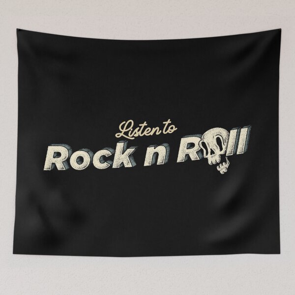 Item preview, Text Only - Listen to Rock n Roll | Kids Mask | Tie Dye Backpack Design designed and sold by Any Color Designs.