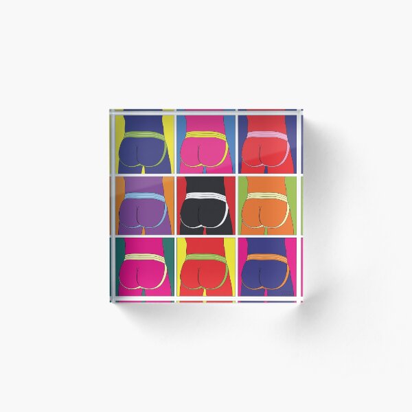 Jockstrap Desire Nine Acrylic Block