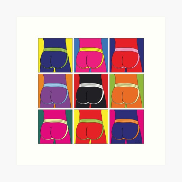 Pop Art Jockstrap Desire Nine Art Print