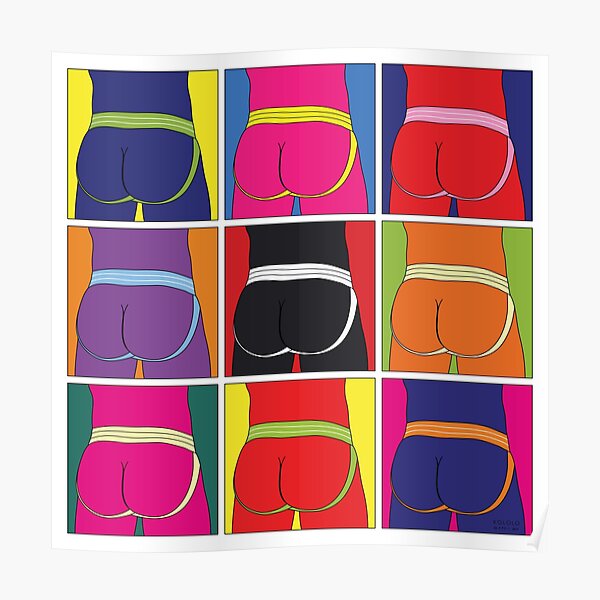 Pop Art Jockstrap Desire Nine Póster