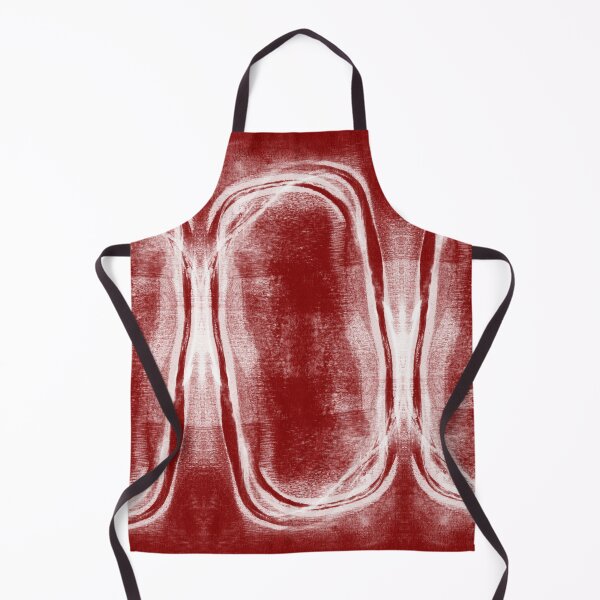 Item preview, Brick Red Horizontal Modern Geometric Abstract "Stacked II" designed and sold by Janine Aykens.
