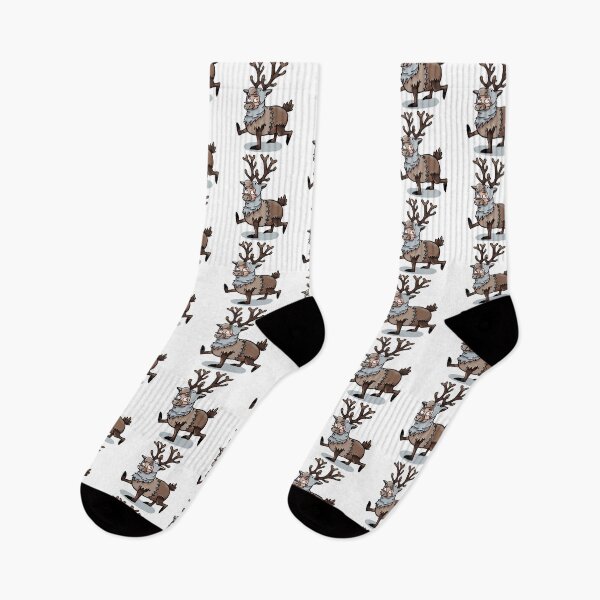 Item preview, Furry Friends in a Cute Fluffy Reindeer Onesie designed and sold by maak-and-illy.
