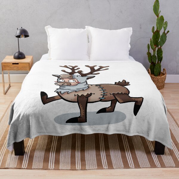 Item preview, Furry Friends in a Cute Fluffy Reindeer Onesie designed and sold by maak-and-illy.