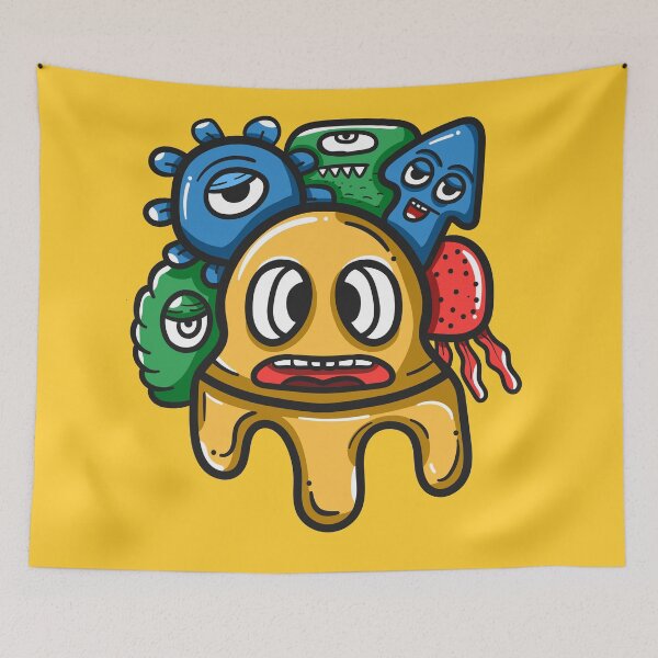 Item preview, Monster Character Doodle Art designed and sold by Dzulhan.