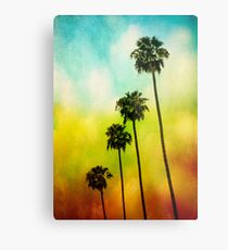 4 Palms Metal Print