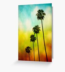4 Palms Greeting Card