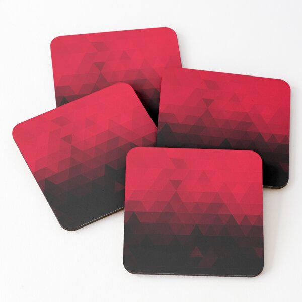 Item preview, Red triangles shaded background designed and sold by LynksArts.