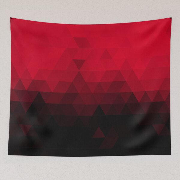 Item preview, Red triangles shaded background designed and sold by LynksArts.