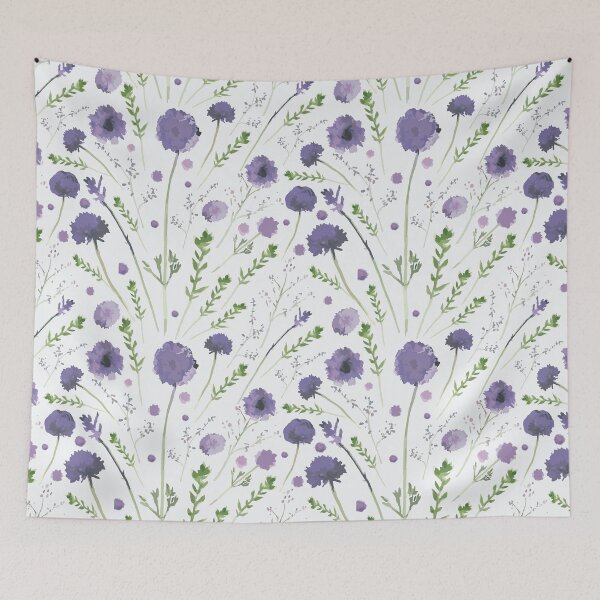 Item preview, Purple Slendor Floral Pattern designed and sold by StudioPosies.