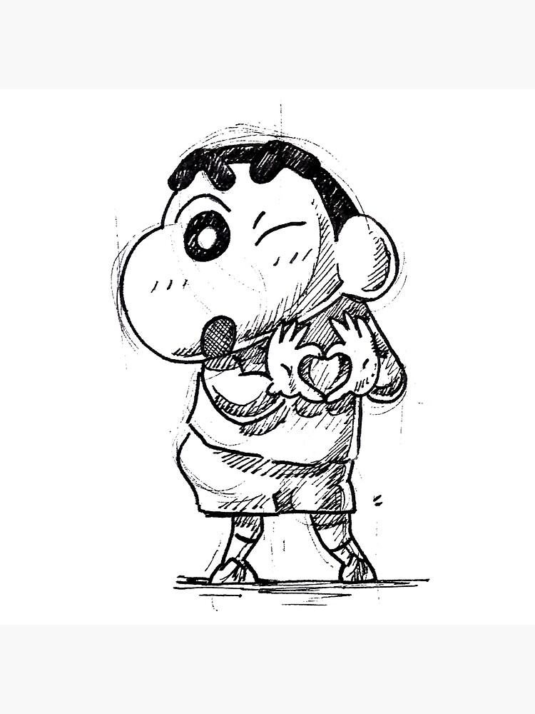 Happy Shin chan coloring page - Download, Print or Color Online for Free