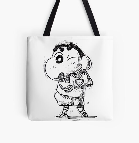 Shinchan: Shinchan And Shiro Tote Bag