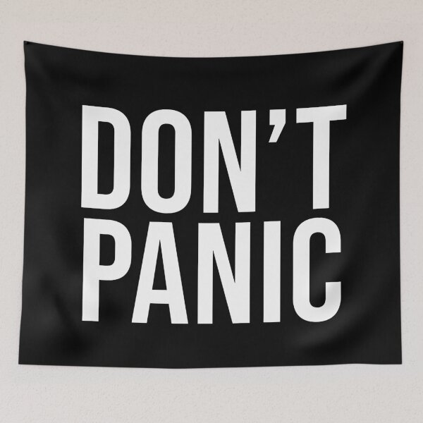 Item preview, DON'T PANIC designed and sold by BethanInChains.