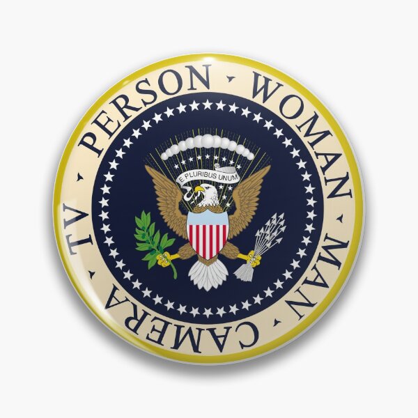 Item preview, Person Woman Man Camera TV - Presidential Seal designed and sold by WarnerStudio.