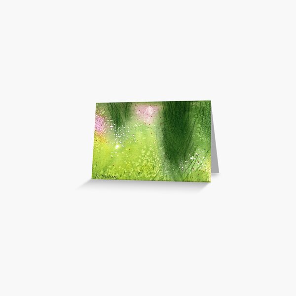 Redbuds and Cedars Greeting Card