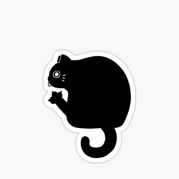 Busy Cat Sticker
