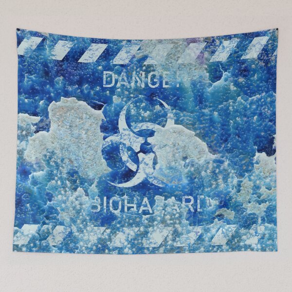 Item preview, BIOHAZARD azul designed and sold by Arts-And-Design.