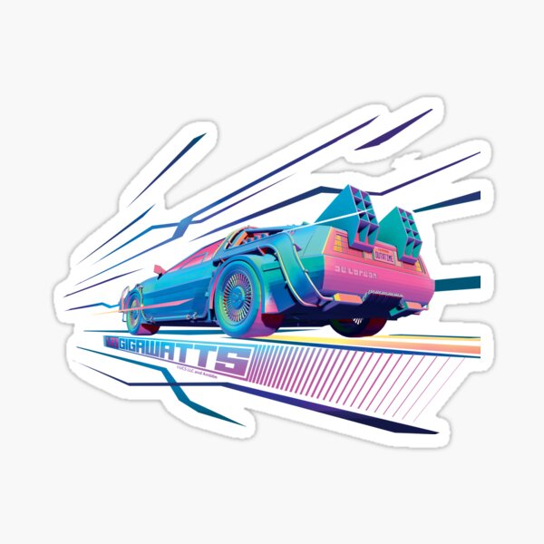 Back to the Future - 1.21 Gigawatts Sticker