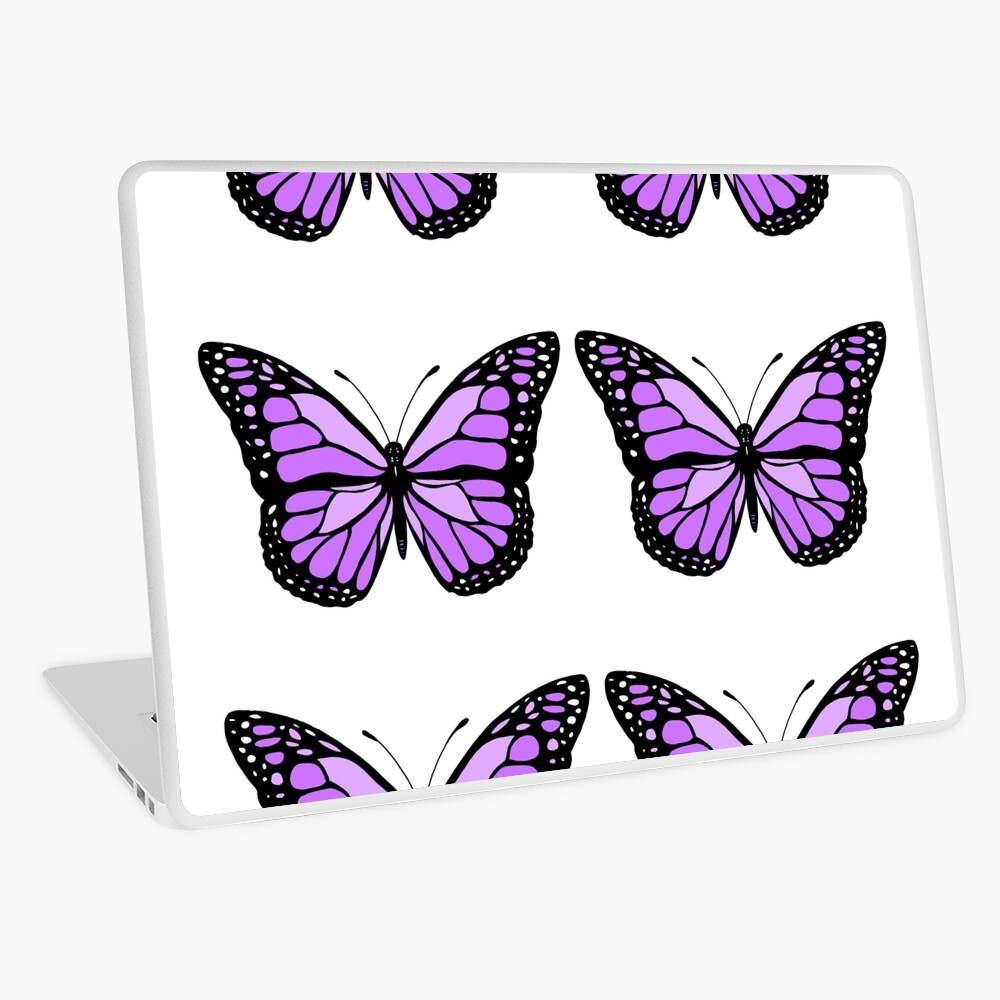 purple butterfly sticker pack Poster for Sale by robinverheul