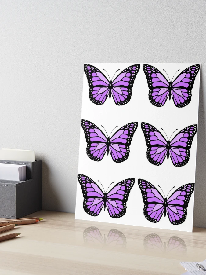 Purple Butterfly Sticker for Sale by piperbrantley  Butterfly art,  Butterfly art painting, Butterfly wallpaper