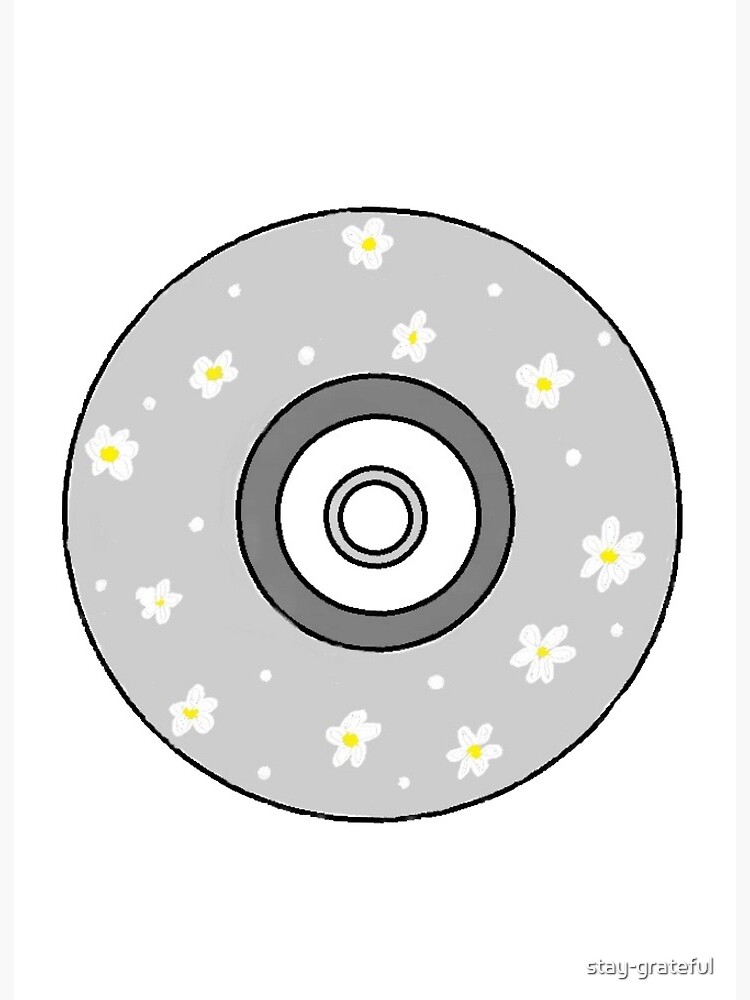 Daisy Painted CD | Art Board Print