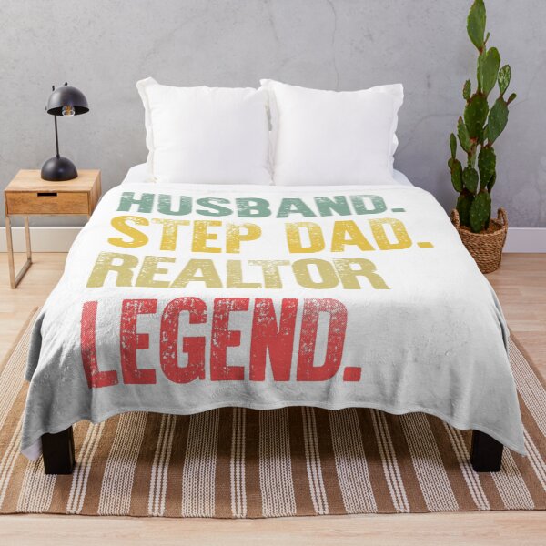 Item preview, Funny Men Vintage T Shirt Husband Step Dad Realtor Legend designed and sold by Bendthetrend.