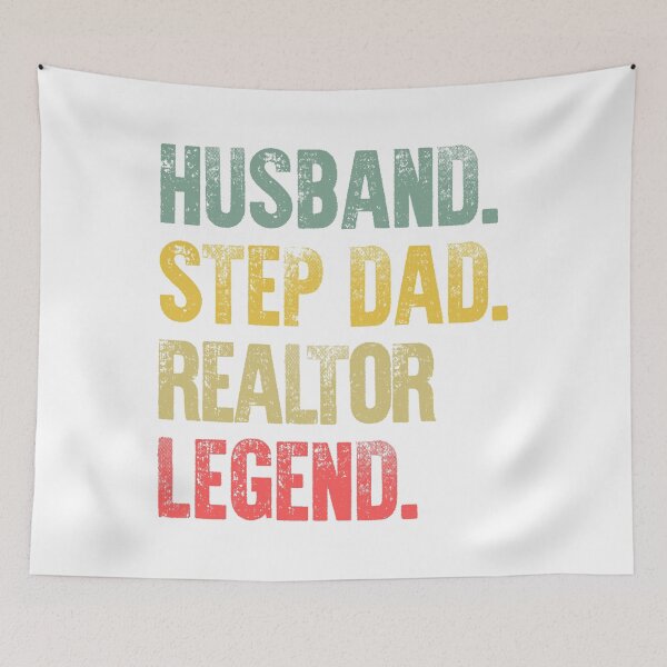 Item preview, Funny Men Vintage T Shirt Husband Step Dad Realtor Legend designed and sold by Bendthetrend.
