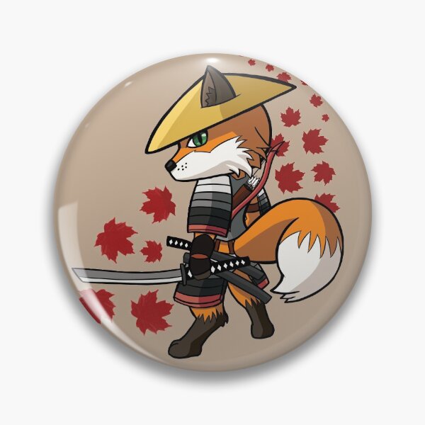Item preview, Fox Samurai with Leaves designed and sold by JynnxeDesign.