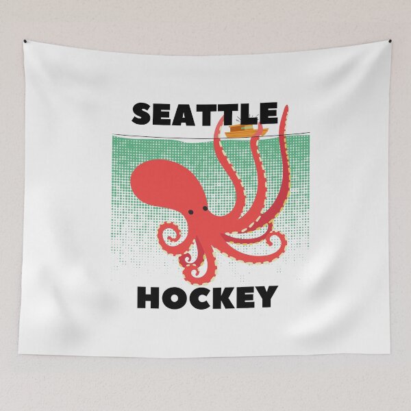 Item preview, HOCKEY octopus t shirt  designed and sold by Mr Jeser.