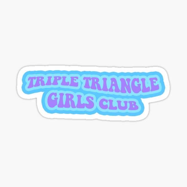Triple Triangle Girls Club Sticker