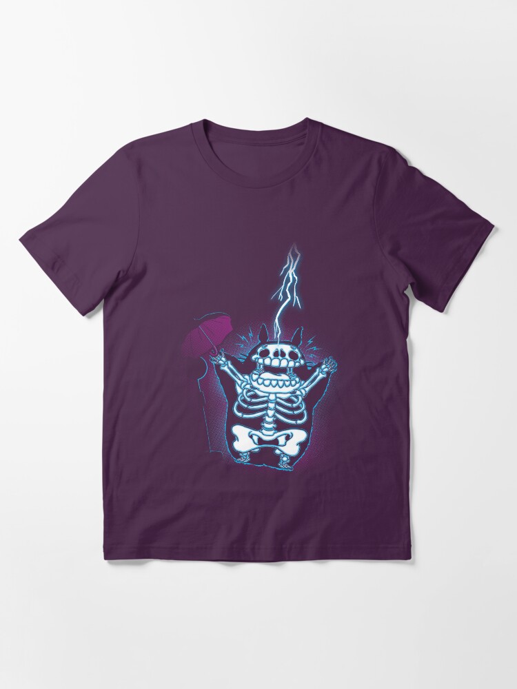 Alternate view of Shocked Neighbour (Blue lightning) Essential T-Shirt
