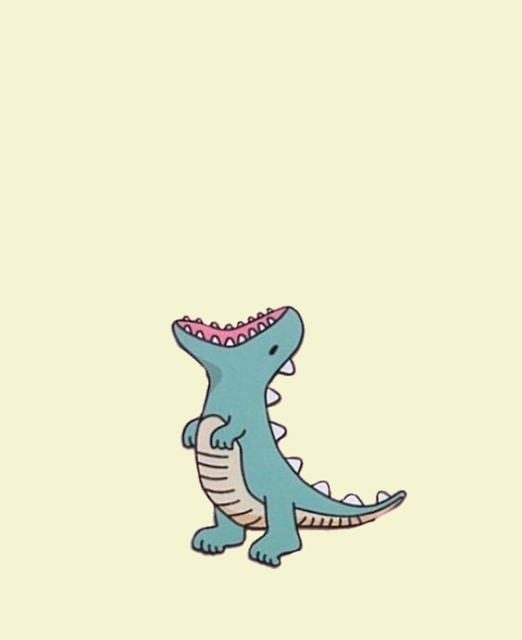 Cute Little Dinosaur Cartoon 