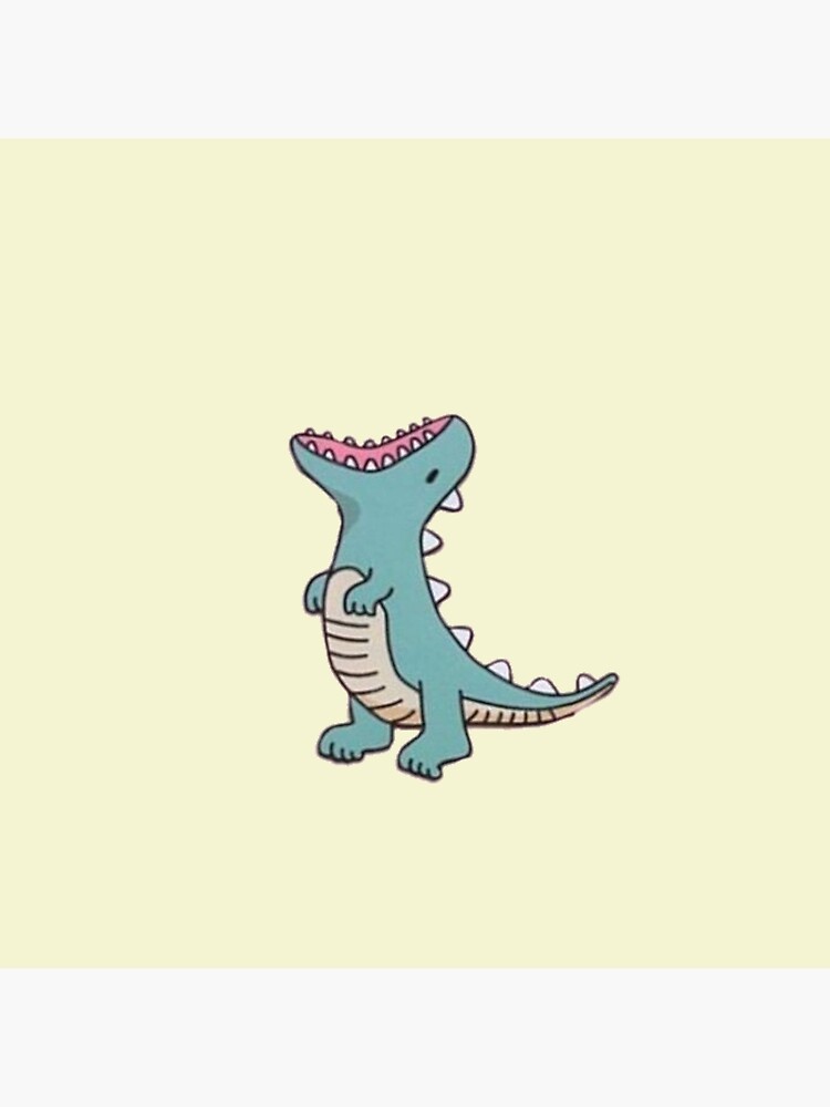 Funny Cartoon Dinosaur, Cute Illustration in Flat Style. Colorful