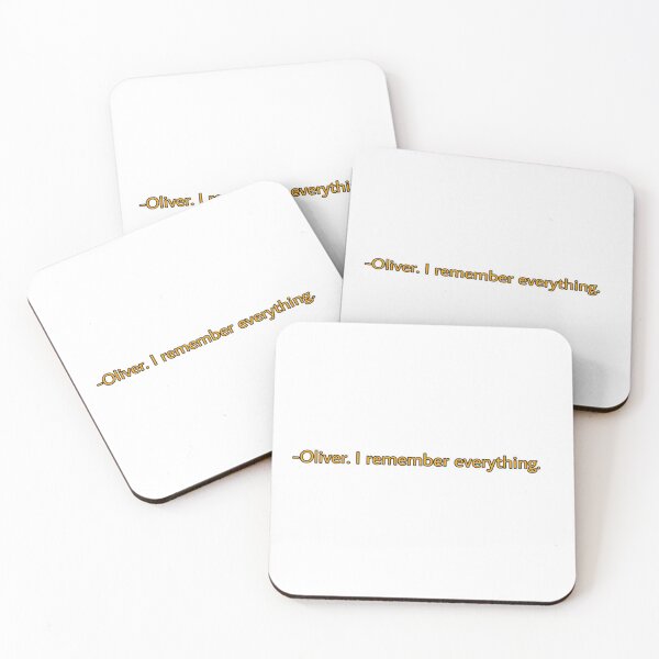Item preview, Oliver, I remember everything quote designed and sold by Stardust Designs.