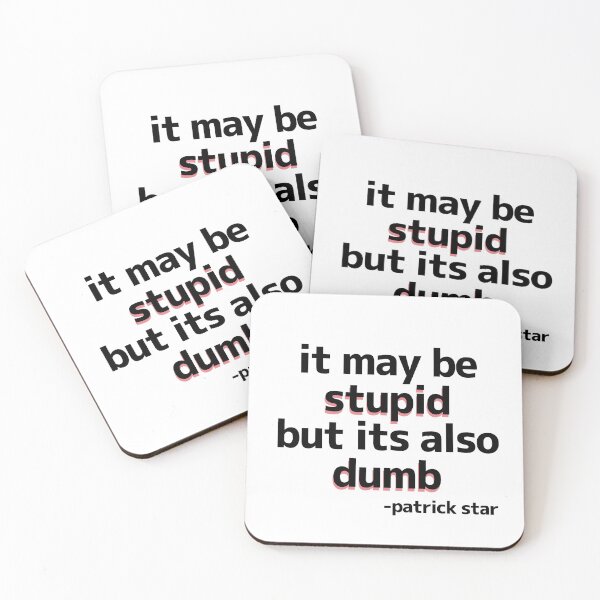 Item preview, Patrick Star quote designed and sold by BrynnArtistic.